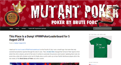 Desktop Screenshot of mutantpoker.com